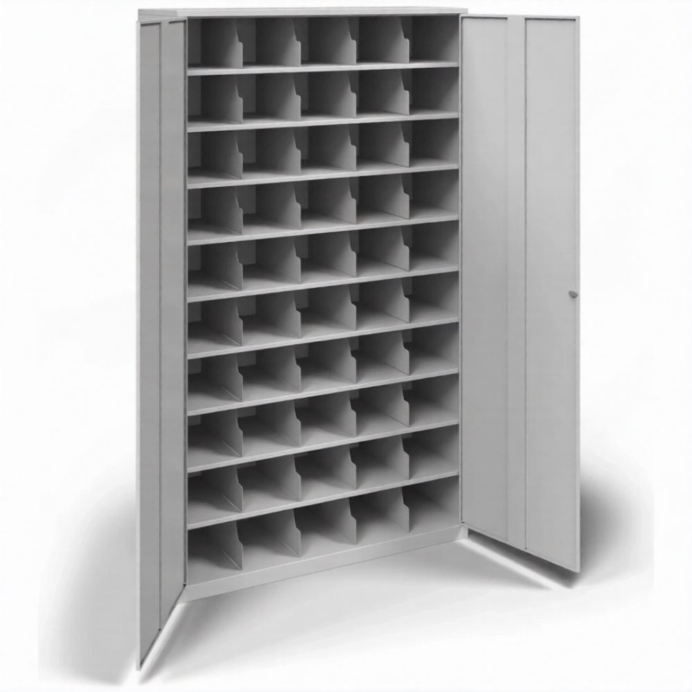 Шкаф для 50 противогазов ХПГ-50, с дверьми (1900х1100х400)