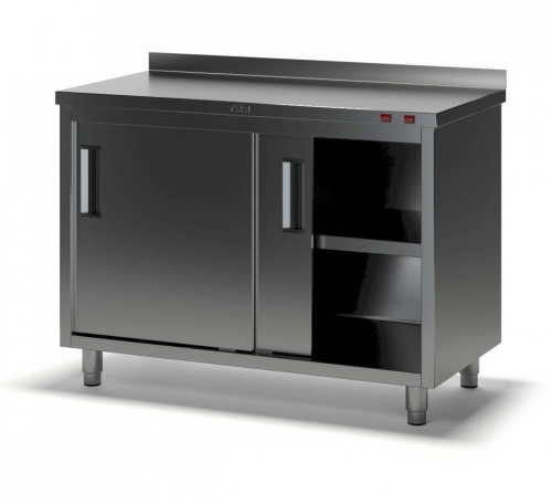 Стол-купе тепловой СТ-2 с бортом (1000х600х870)