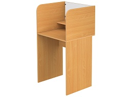 Стол 1-местный лингафонный 6 г/р нерегулируемый школьный СТИк1.6-Б (Бук Бавария)