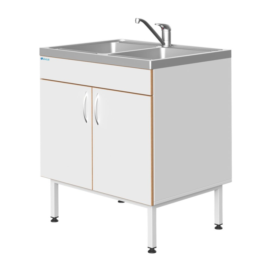 Мойка СОВЛАБ 800 НЖ-2. двойная