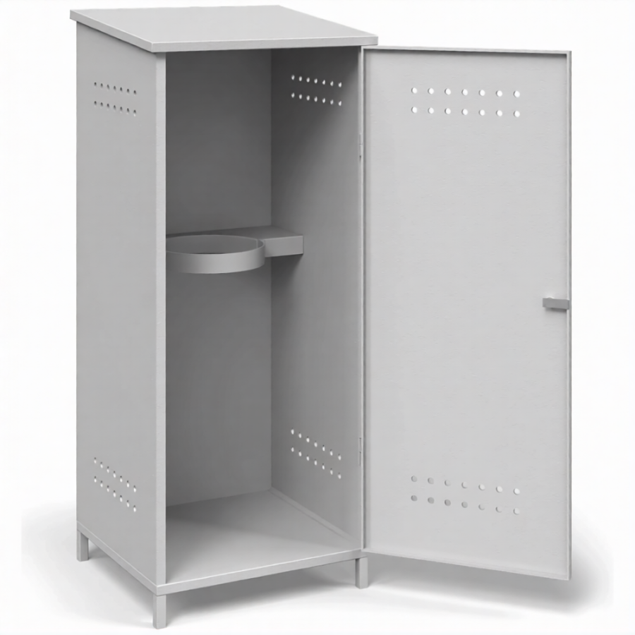 Шкаф для пропановых баллонов ШГБП-04 сварной, усиленный - 1.2 мм