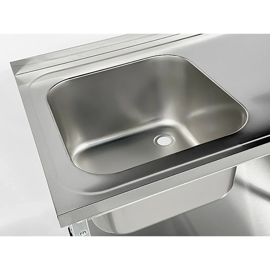 Ванна моечная с рабочей поверхностью ВМЦР/1-13/7-БЛП-ЭЦ