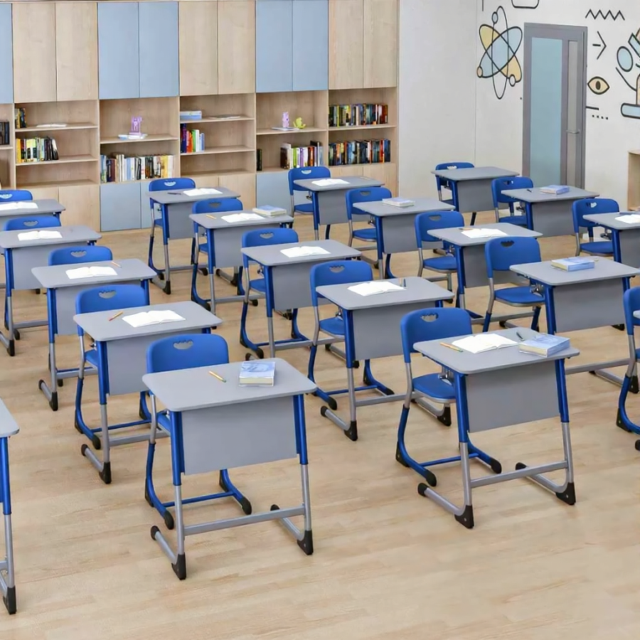 Парта 1М Smart с регулировкой угла наклона (ЛДСП)