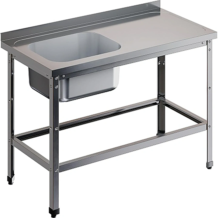 Ванна моечная с рабочей поверхностью ВМЦР/1-17/6-БЛО-ЭН