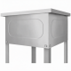 Ванна моечная ВМСн 1350  1 м/о 1250х600х350 (полка с отв., борт; ножка угл.)