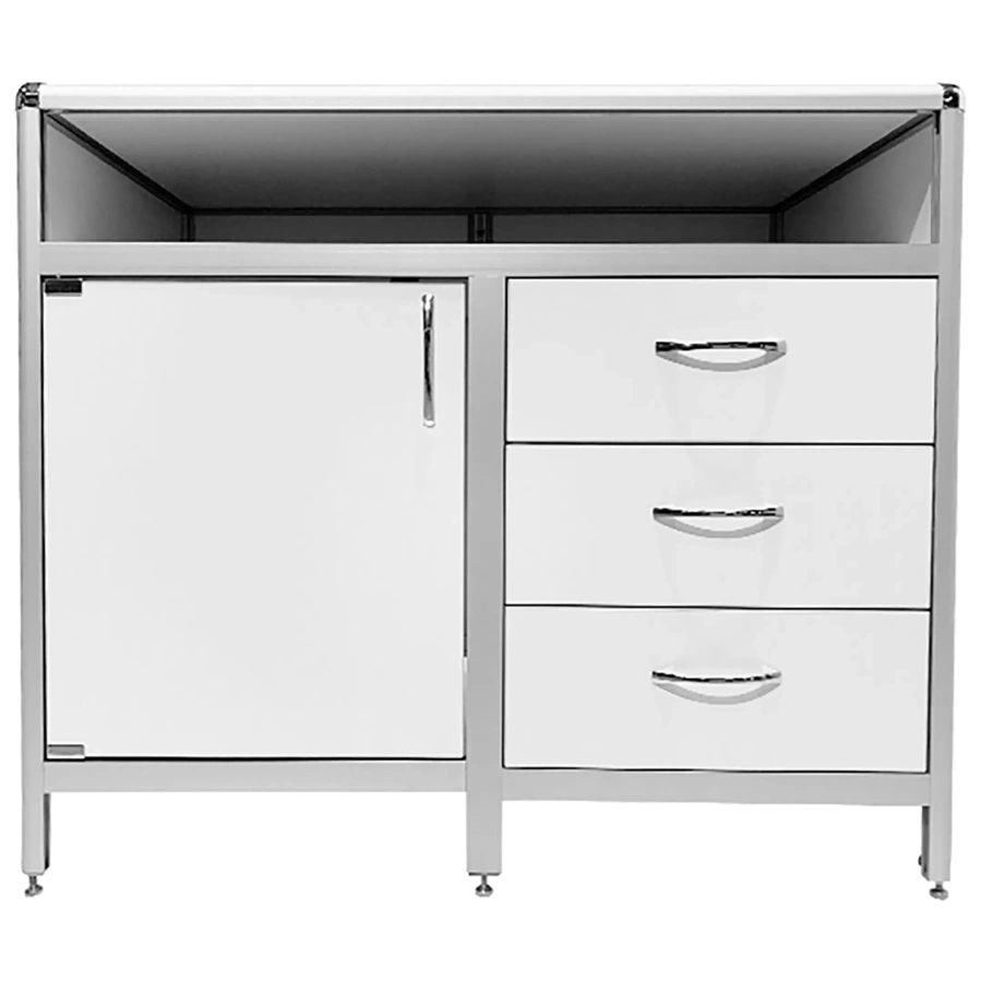 Стол-тумба лабораторная MED 12.008al (белый)