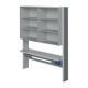 Технологический стеллаж со шкафом 750 мм для пристенного стола Mod. 1200 ТСПШ-75