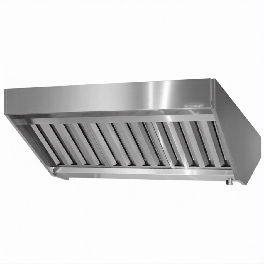 Зонт вытяжной полуоткрытый ЗВПб 400х1000х1600 «Base» островной