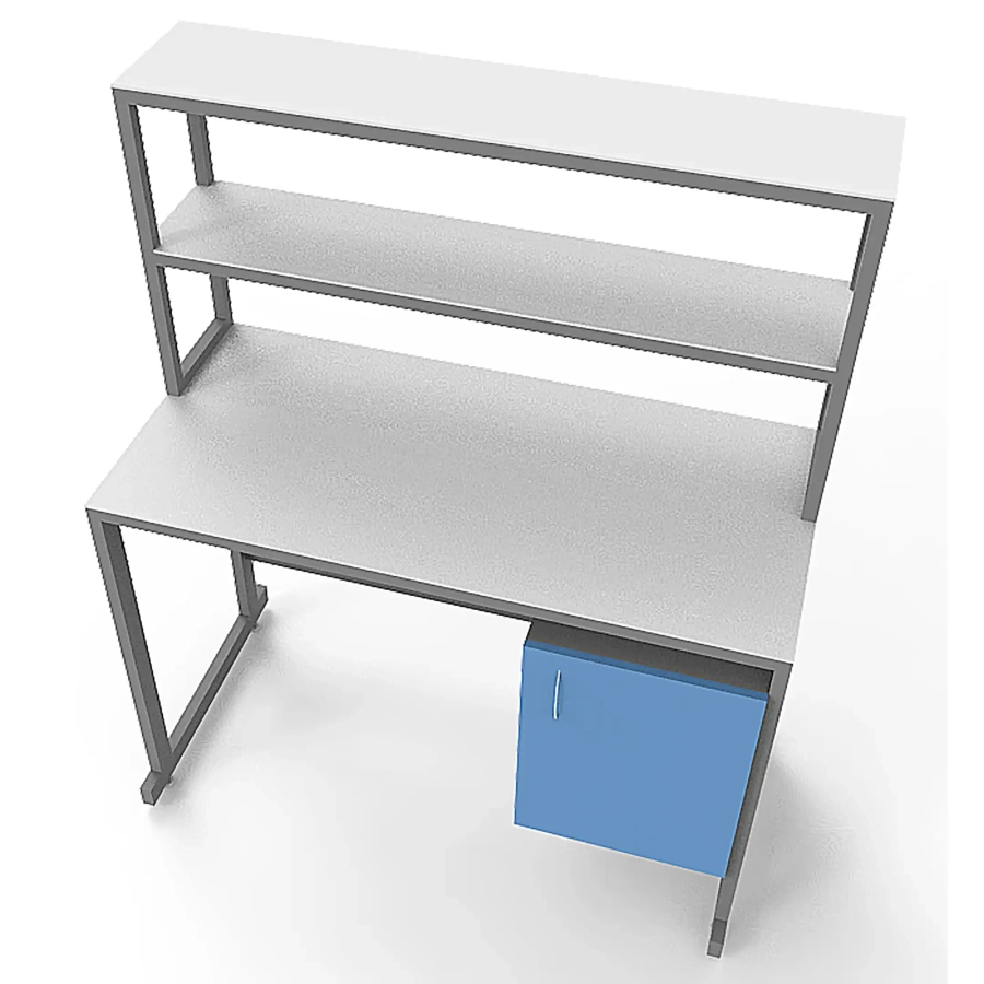 Стол лабораторный с керамикой СЛк 21.008 (белый)