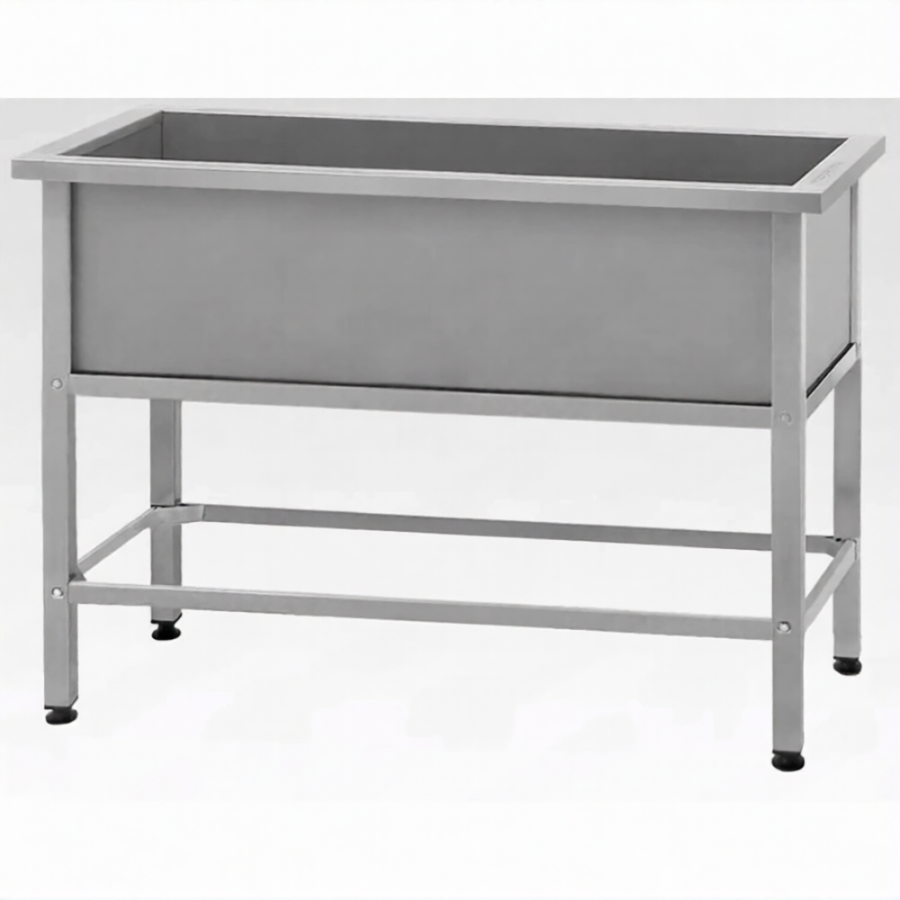 Ванна моечная ВМСн 530 (860х530х530)  1 м/о 300х430х430 (ножка проф., тр. 40х40)