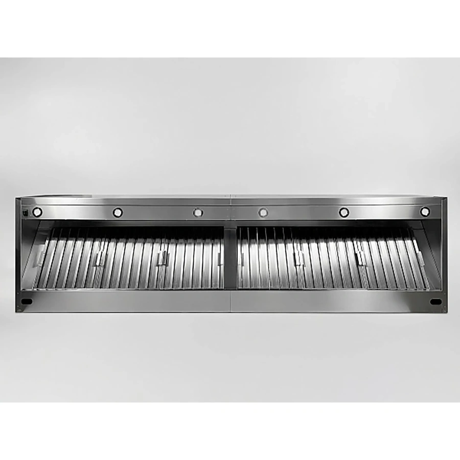 Зонт вытяжной пристенный с подсветкой ЗВПКП-08/14